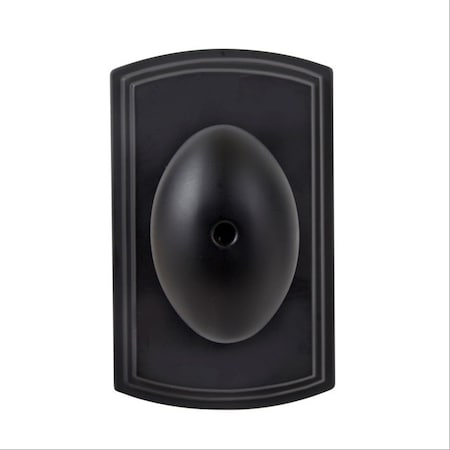 Delaney Hardware Italian Collection Canova Black Bed/Bath Door Knob 362504